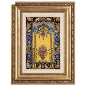 Handmade Pictorial Carpet, altar model, code 902234