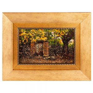 Handmade Pictorial Carpet, garden alley landscape model, code 902322