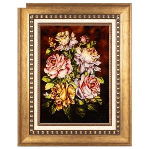 Handmade Pictorial Carpet, rose bouquet model, code 902095