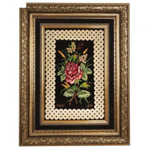 Handmade Pictorial Carpet, bouquet model, code 902190