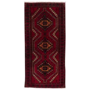 Handmade side carpet length two and a half meters C Persia Code 141148