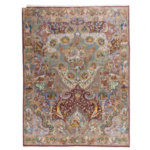 Eleven and a half meter old hand-woven carpet of Persia, code 174523