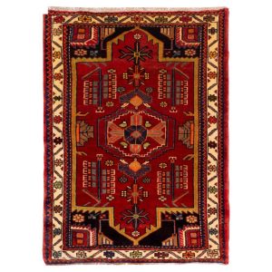 One meter handmade carpet of Persia, code 185159