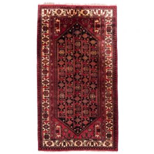 Old hand-woven carpet four meters C Persia Code 102187