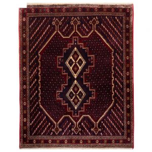 Old hand-woven carpet two meters C Persia Code 179328