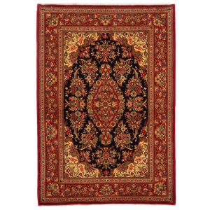 Old handmade carpet of one and a half thirty Persia Code 179332