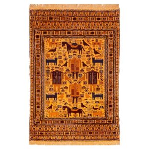 Two and a half meter handmade carpet by Persia, code 185173