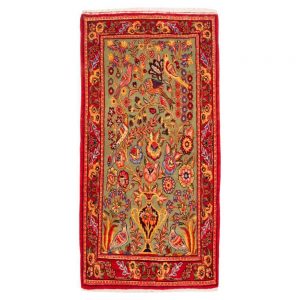 Handmade carpet along the length of one and a half meters C Persia Code 185151