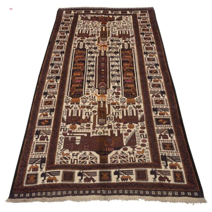 Handmade side carpet 2 meters long Persia Code 187241