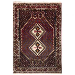 Old handmade carpet one meter C Persia Code 187138