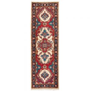 Hand-woven carpet with a length of three and a half meters, Persia Code 101877