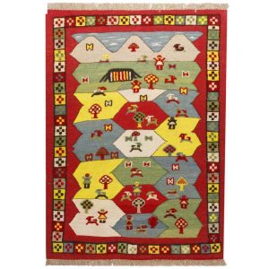 Gabbeh handmade kilim, half and thirty Persia, code 171526