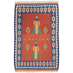 Handmade kilim of half and thirty Persia code 171735