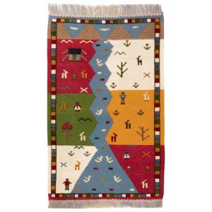 Gabbeh handmade kilim, half and thirty Persia, code 152121