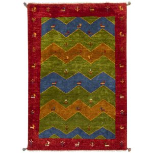 Gabbeh handmade two meters C Persia Code 122278