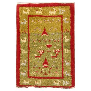 Gabbeh handmade half meter C Persia Code 152140