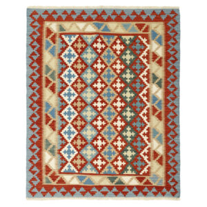 Three-meter hand-woven kilim, Qashqai model, code g567766