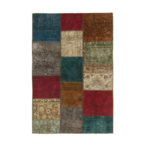 One and a half meter hand-woven carpet collage, embroidered model, code 540947r