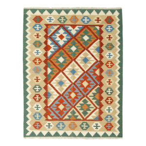 Three and a half meter hand-woven kilim, Qashqai design, code g567808