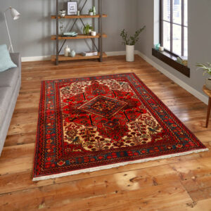 Nahavand Iliati hand-woven carpet, three and a half meters, code 521107r