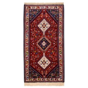 Handmade side carpet two meters long, Persia, code 152194