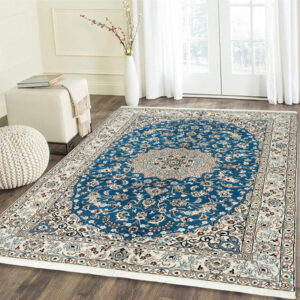 Four-meter hand-woven carpet, Nain silk flower model, code n543070n