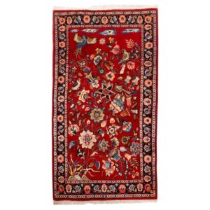 Old handmade carpet with a length of one and a half meters C Persia Code 152104