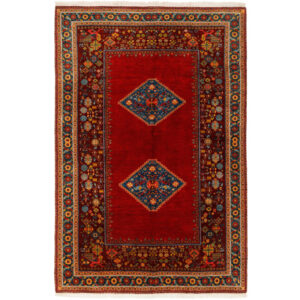 Six-meter hand-woven carpet, Qashqai model, code 575446