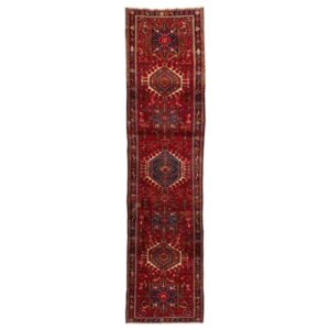 Old hand-woven carpet with a length of four meters C Persia Code 156060