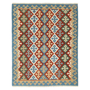 Three-meter hand-woven kilim, Qashqai model, code g567769