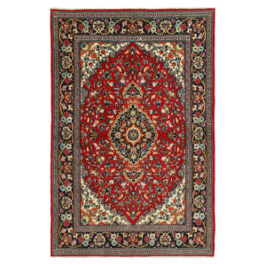 One and a half meter hand-woven carpet, Shahreza model, code a536101