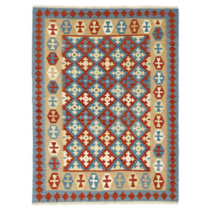 Three-meter hand-woven kilim, Qashqai model, code g567760