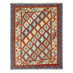 Three-meter hand-woven kilim, Qashqai model, code g567767