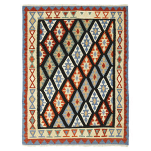 Three-meter hand-woven kilim, Qashqai design, code g567814