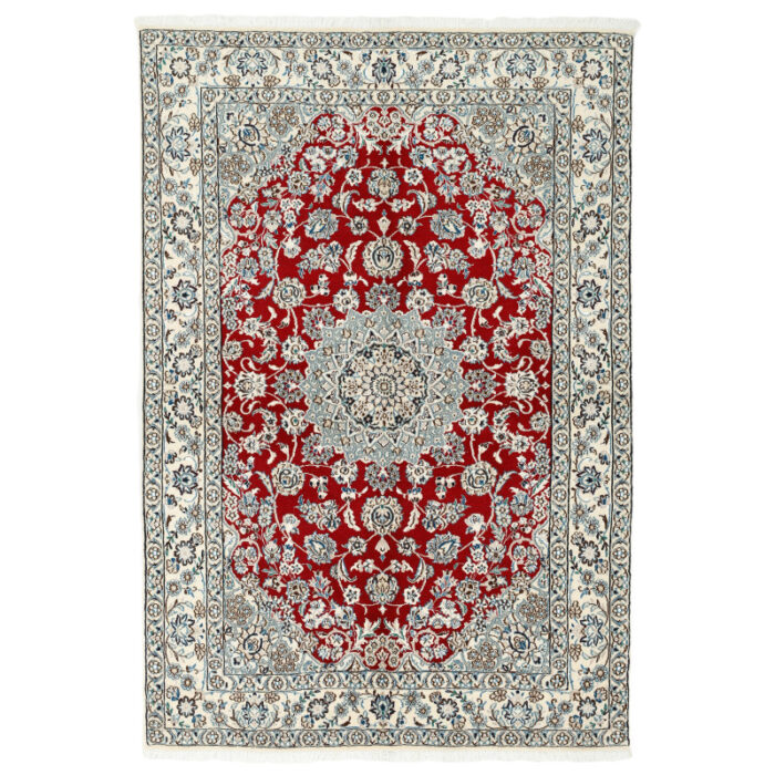 Three-meter hand-woven carpet, Nain silk flower model, code n543069n