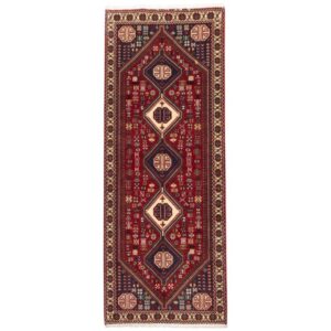 Old handmade carpet with a length of two meters C Persia Code 705163