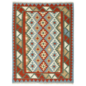 Three-meter hand-woven kilim, Qashqai model, code g567783