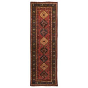 Old handmade carpet with a length of four meters C Persia Code 156062