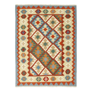 Three and a half meter hand-woven kilim, Qashqai design, code g567812