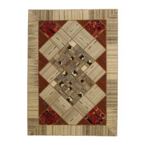 Collage of hand-woven kilim four meters, embroidered model, code g557324