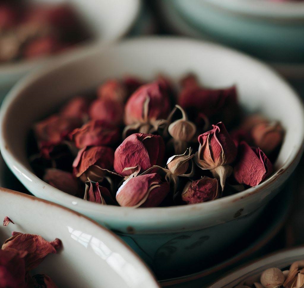Dried Rose Petals and Buds 