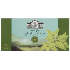 Ahmed tea / green tea bags Ahmed tea Ahmad green tea bags with mint flavor, 25 packs