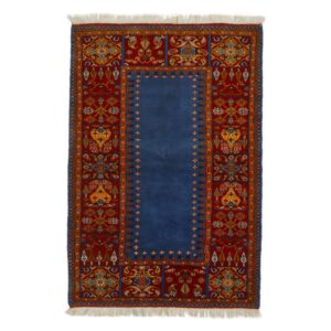 Miscellaneous / Miscellaneous hand-woven carpet Two and a half meter hand-woven carpet, silk flower model, Turkmen design, dome texture, code 598190