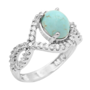 Nishaburi turquoise ring for women, legendary design