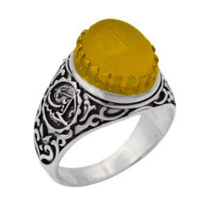 Sharaf al-Shams silver men’s ring designed by Hossein (AS)