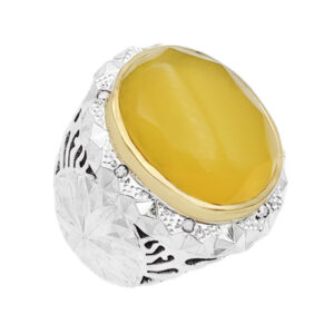 Sharafshams Fakher Ariobarzan handmade ring with 8 brilliant pieces + engraving