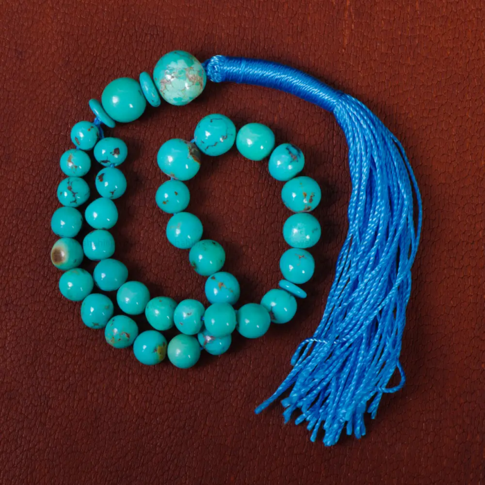 Real Handmade Harmony Turquoise Tasbih with 33 beads