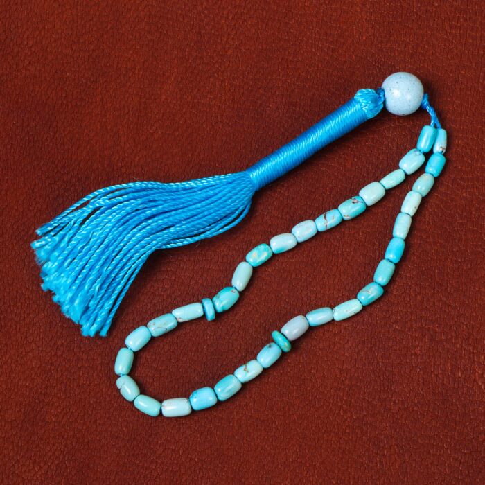 Real Durable Elegance Feroza Prayer Beads, 33 beads