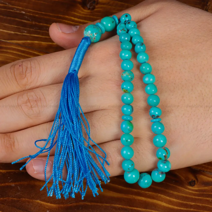 Real Handmade Harmony Turquoise Tasbih with 33 beads