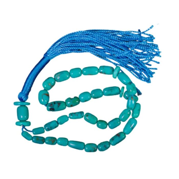 Real Neyshaboor Turquoise (feroza) Tasbih with 33 beads